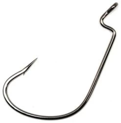 Gamakatsu 204415 Worm Hook Offset Shank G-Lock Ns Black 5/0 5 Pack