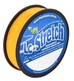 Platypus Lo-Stretch Monofilament Line - 8 Kg X 500 M - Orange