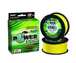 Power Pro PowerPro Braided Spectra Fiber Fishing Line Hi-Vis Yellow 3000 Yds.
