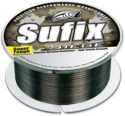 Sufix Siege Monofilament Fishing Line Camo