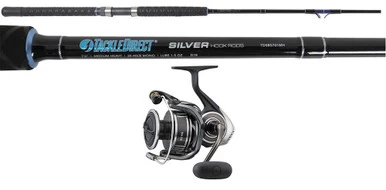 TackleDirect BGMQ5000D-H/TDSBS701MH Silver Hook Boat Spinning Combo