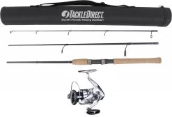 TackleDirect Silver Hook/Shimano ST4000XGFL Stradic FL Travel Combo