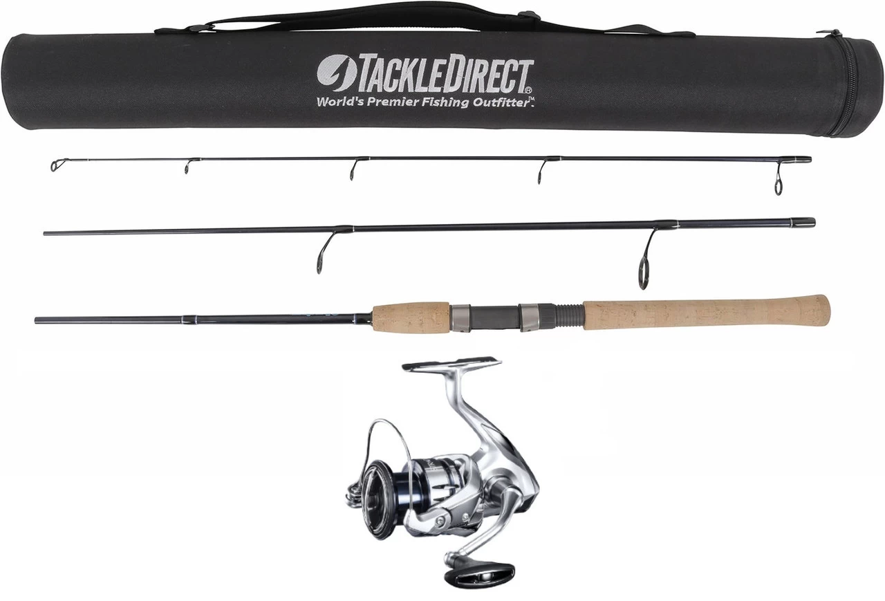 TackleDirect Silver Hook/Shimano ST4000XGFL Stradic FL Travel Combo