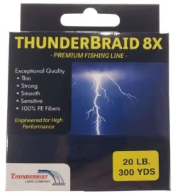 Thundermist ThunderBraid 8X Braided Line - 15lb - 300yd