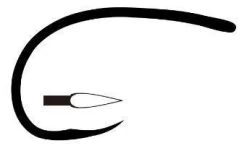 Tiemco TMC 2499SP-BL Nymph Fly Hooks